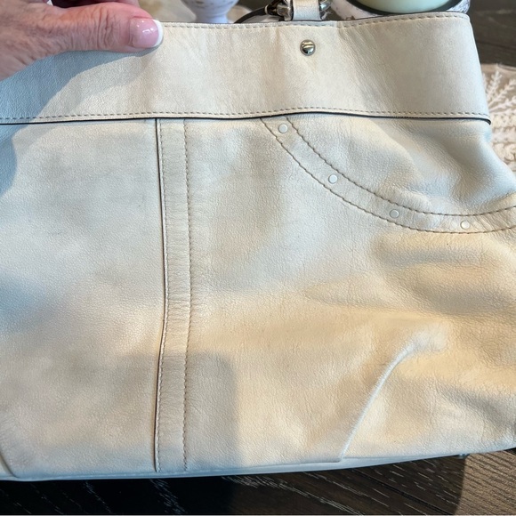 Coach Leather with Studded Applicate Satchel - 16273 - Picture 11 of 11